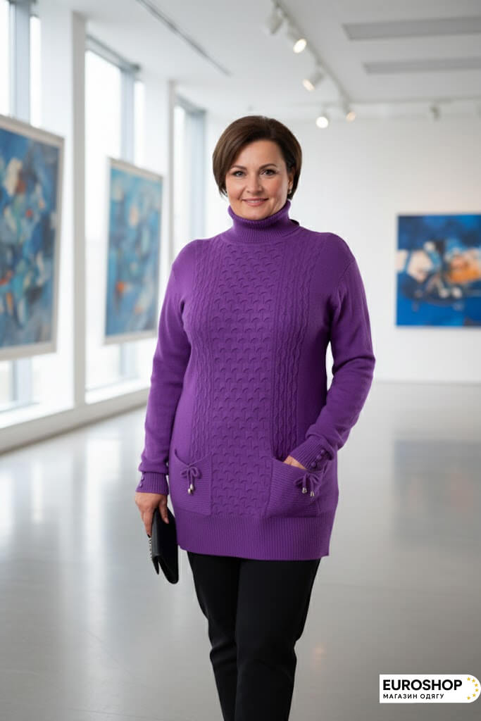 Жіноча туніка AF936 Фіолетова