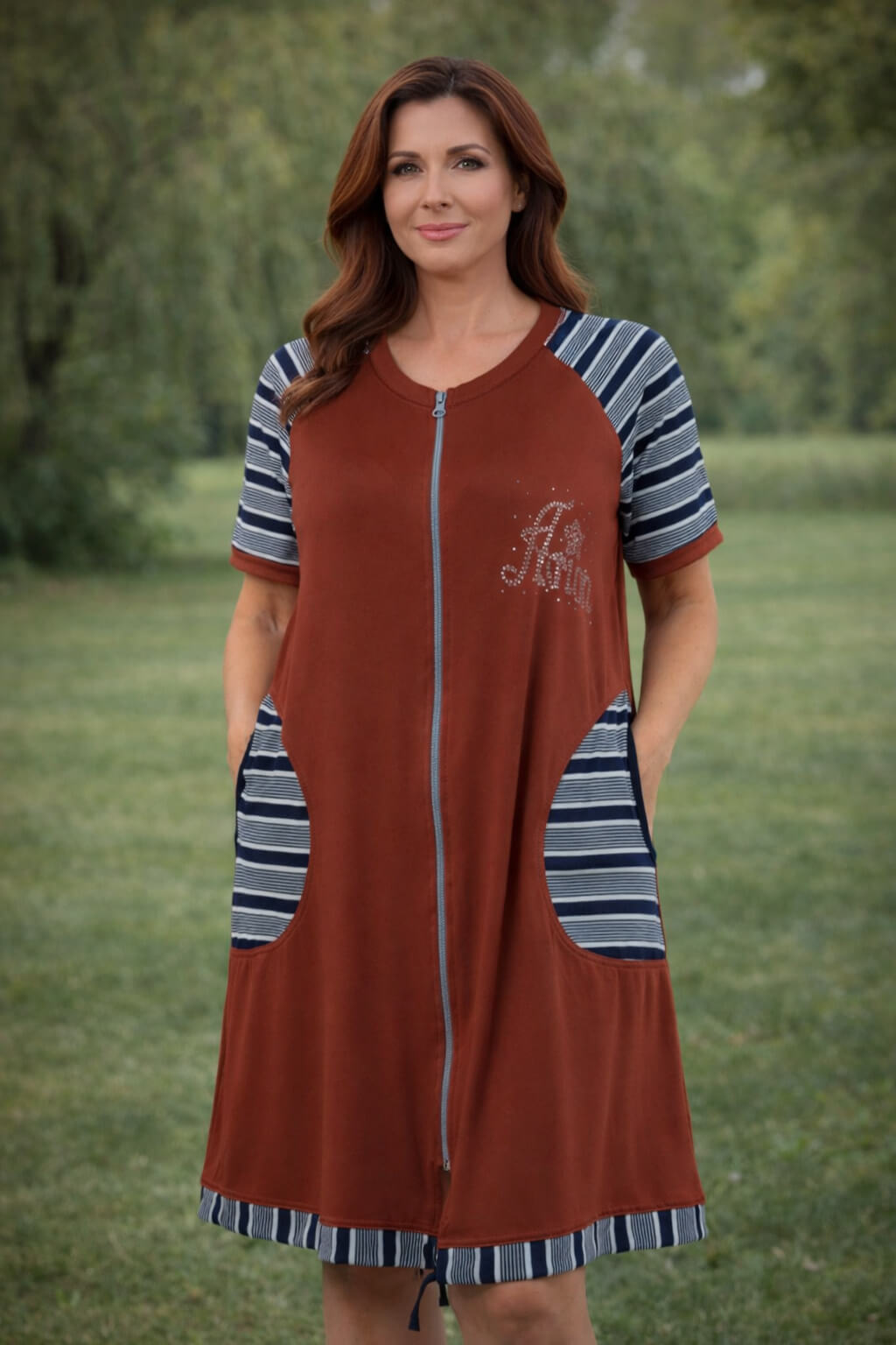 Трикотажний халат HL32-12