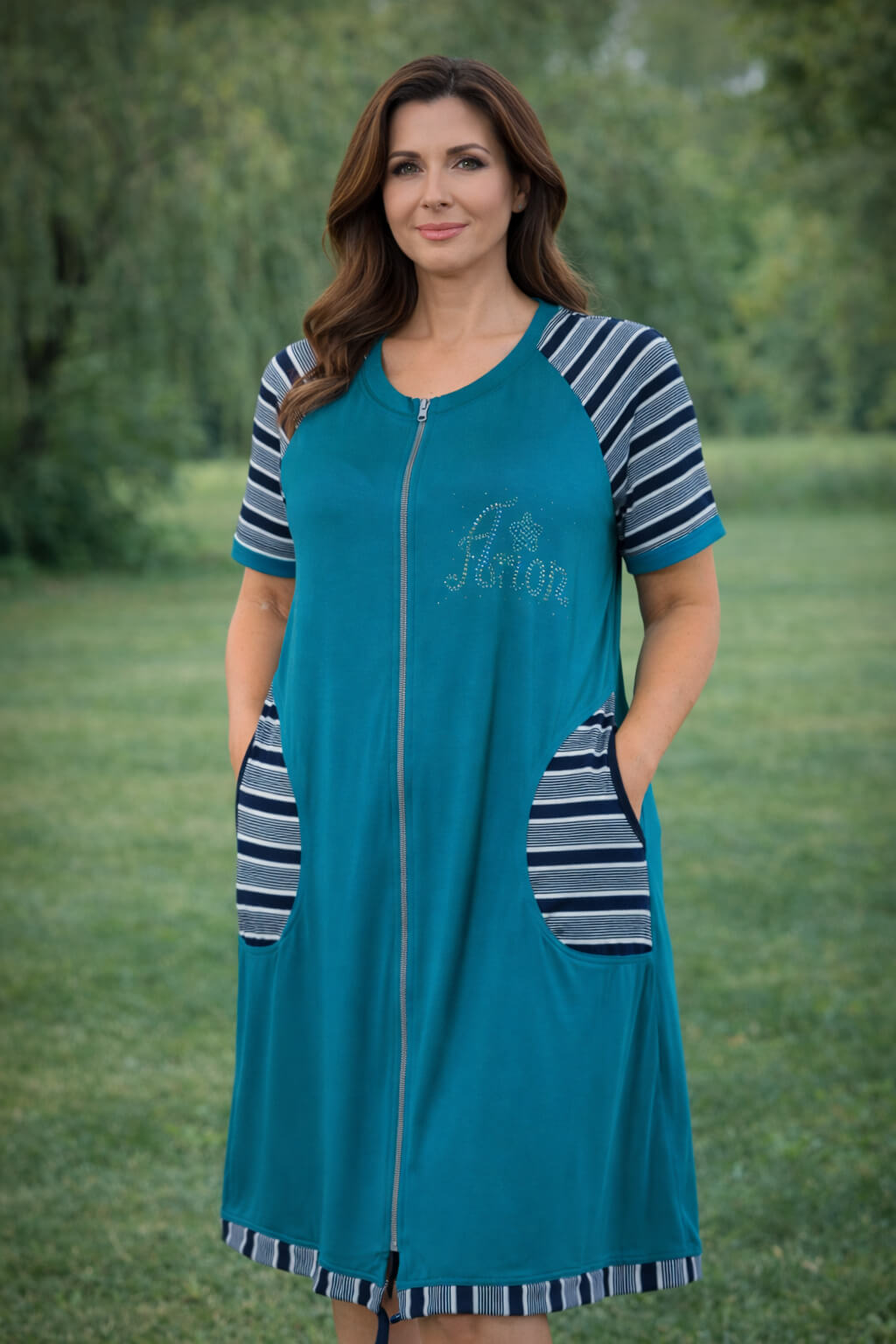 Трикотажний халат HL32-10