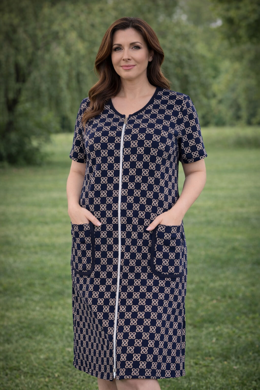 Трикотажний халат HL040