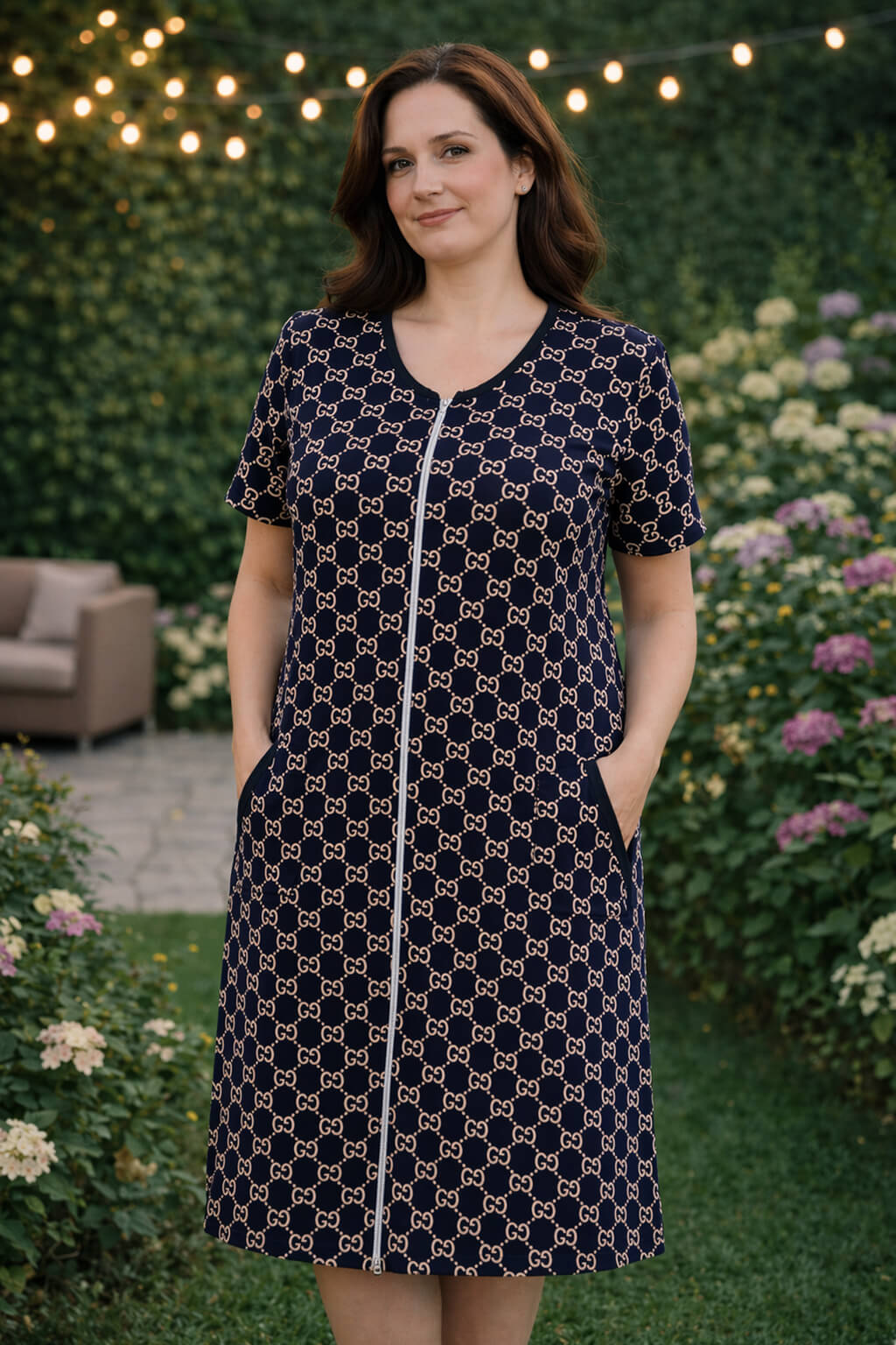 Трикотажний халат HL046